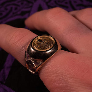 Ancient Japanese Kamon Ring Kings of Alchemy