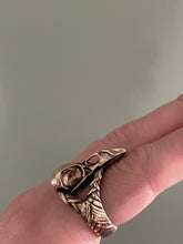 Load image into Gallery viewer, Ravens of Thor Huginn and Muninn - Norse Raven Ring

