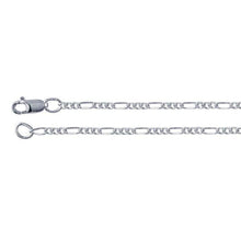 Load image into Gallery viewer, Sterling Silver Figaro Chain Kings of Alchemy