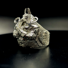 Load image into Gallery viewer, Guardian of the Scales - Anubis Egyptian God Ring