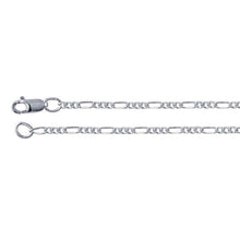 Load image into Gallery viewer, Sterling Silver Figaro Chain Kings of Alchemy
