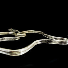 Load image into Gallery viewer, Sterling Silver Snake Chain Kings of Alchemy
