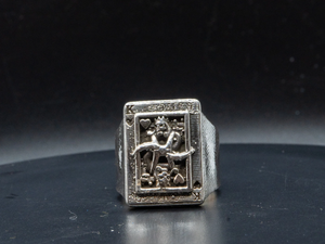 Luck of the Draw - King of Hearts Playing Card Ring