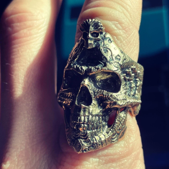 Skull on sale king ring