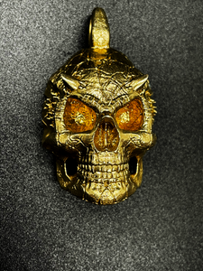 Thanatos of the Dark Night - Hades Skull Pendant